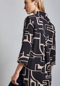 Blouse longue avec turn-up