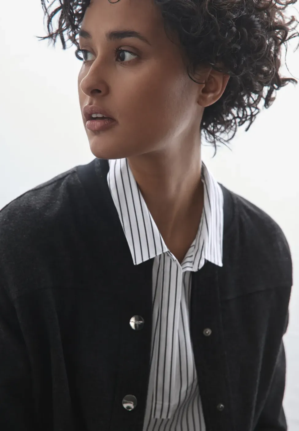 Blouse longue d'affaires