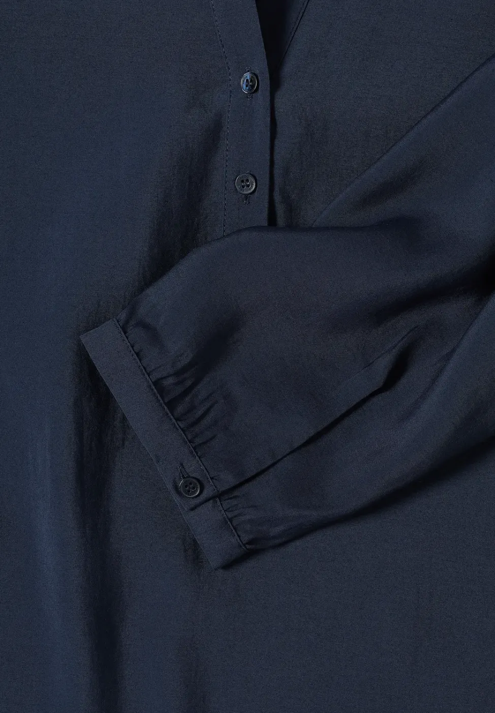 Blouse longue en couleur unie