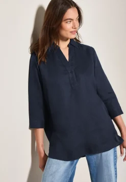 Blouse longue en lin