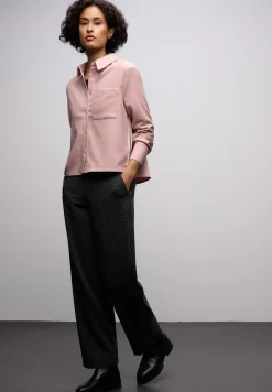 Blouse mélangée avec bande