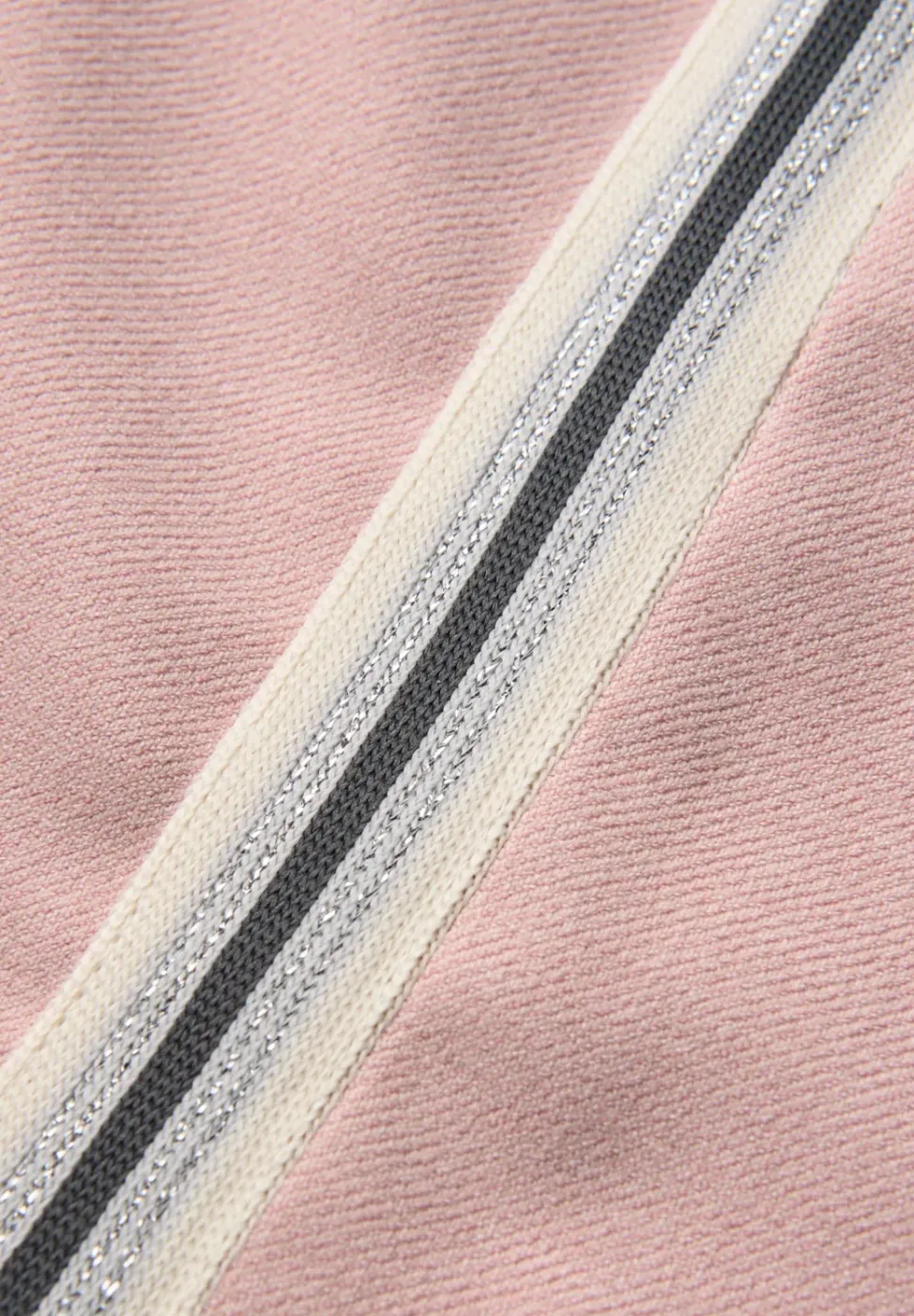 Blouse mélangée avec bande