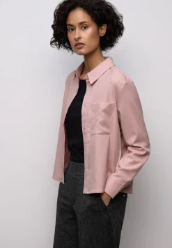 Blouse mélangée avec bande