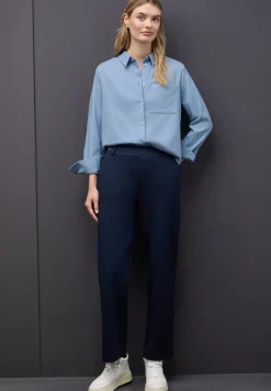 Blouse mélangée avec bande