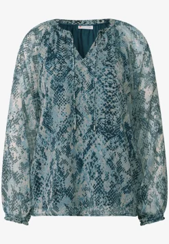 Blouse raglan en mousseline de soie