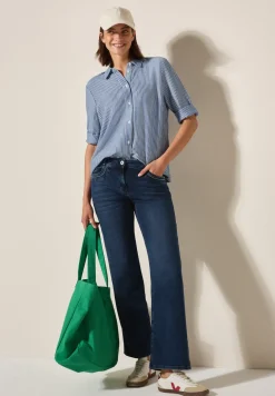 Blouse rayée en seersucker