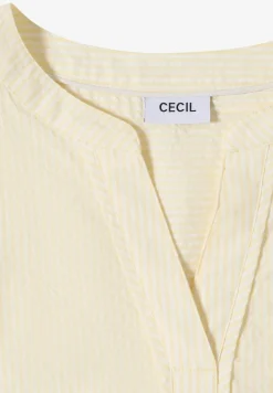 Blouse sans manches en seersucker