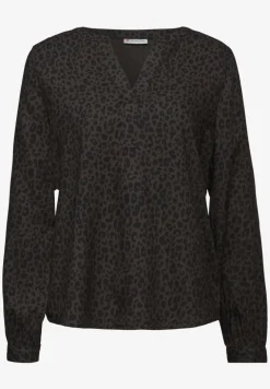 Blouse Split Neck Leo