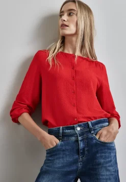 Blouse structurée avec broderie