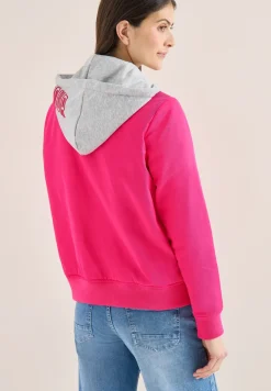 Blouson avec capuche en sweat