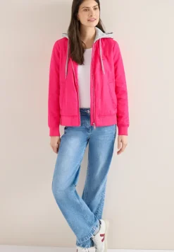 Blouson avec capuche en sweat