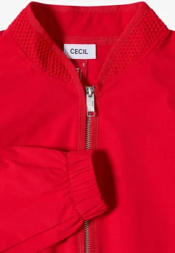Blouson avec cordon de serrage et détails en mesh
