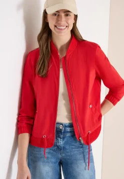 Blouson avec cordon de serrage et détails en mesh