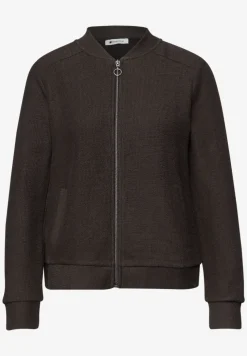 Blouson avec fermeture éclair et structure