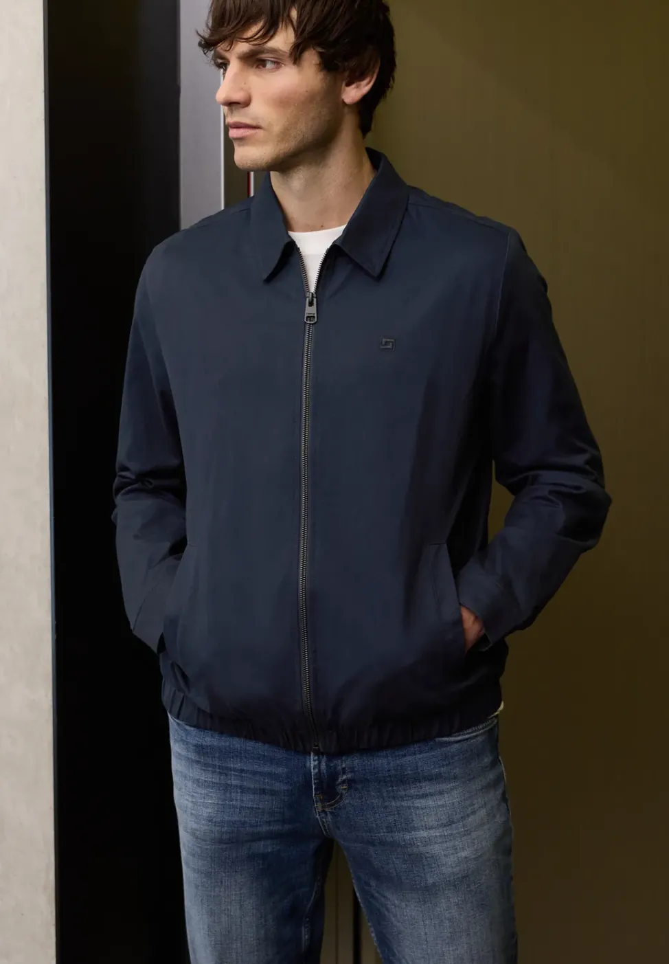 Blouson avec fermeture éclair