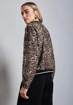 Blouson avec motif léopard