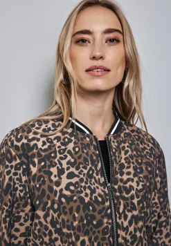 Blouson avec motif léopard