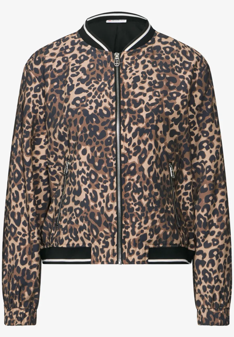 Blouson avec motif léopard