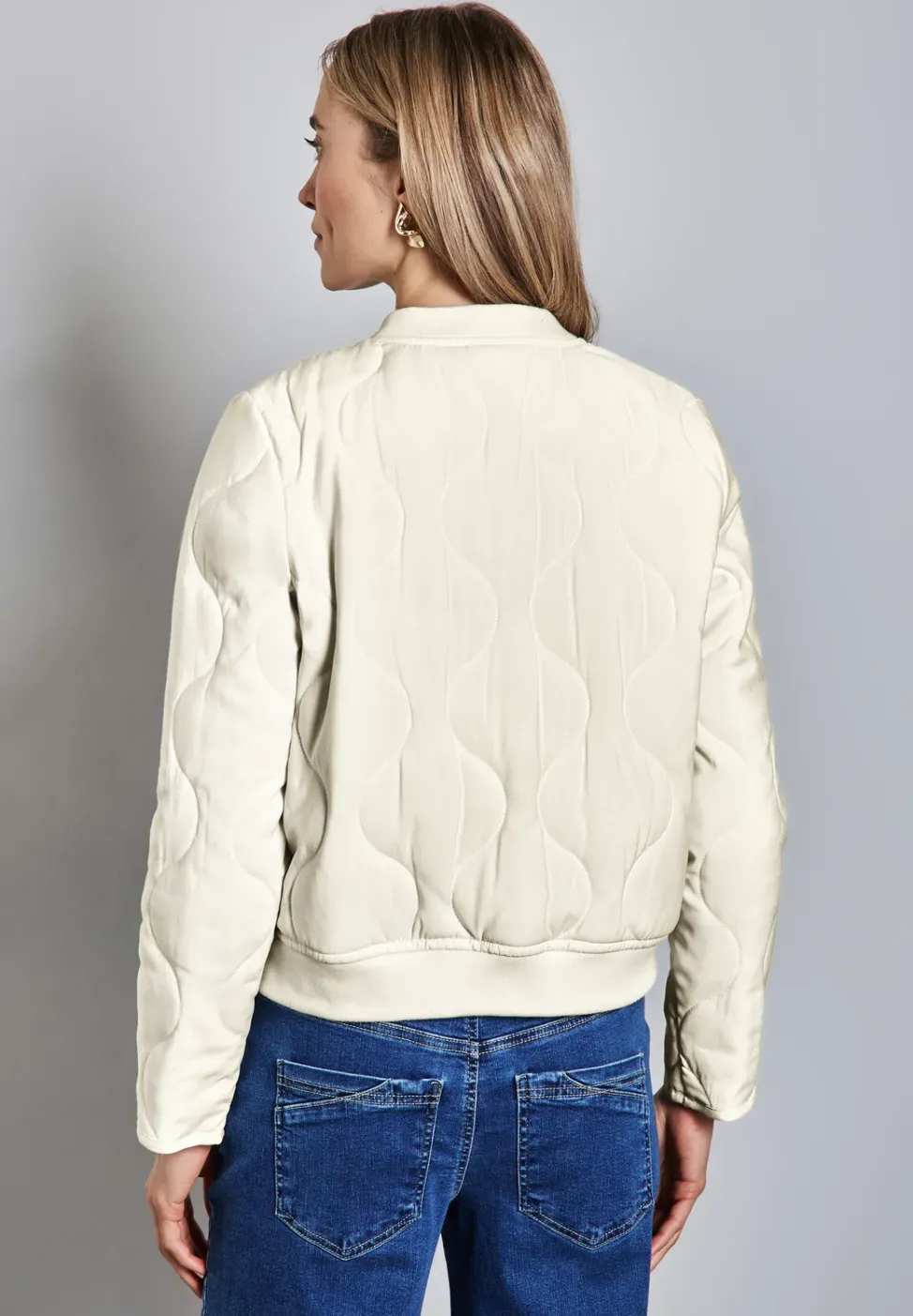 Blouson avec motif piqué