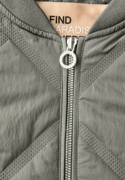 Blouson avec motif piqué