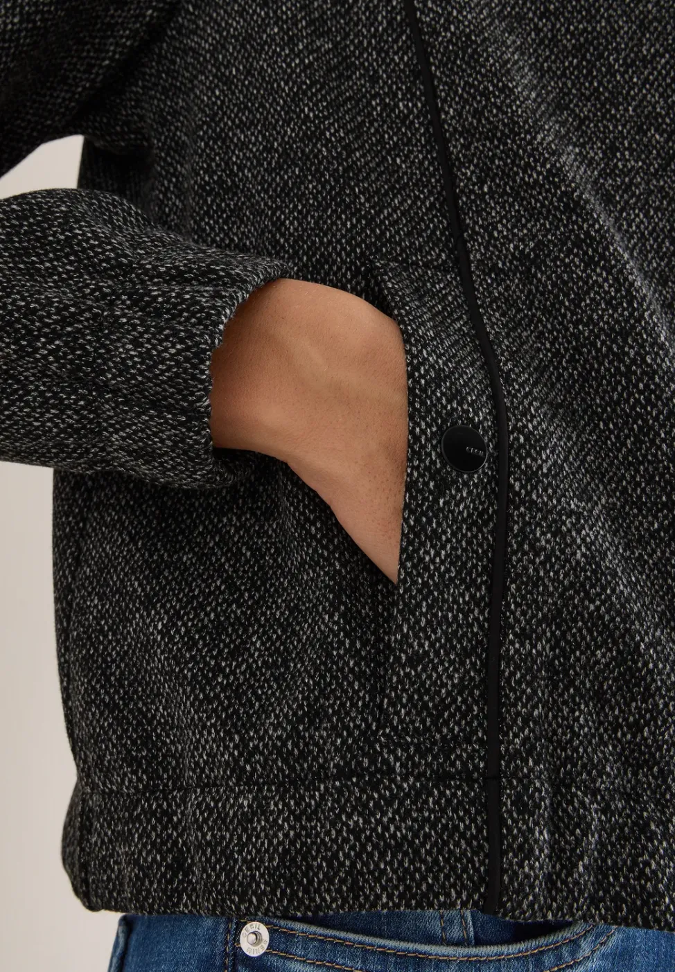 Blouson avec ourlet élastique