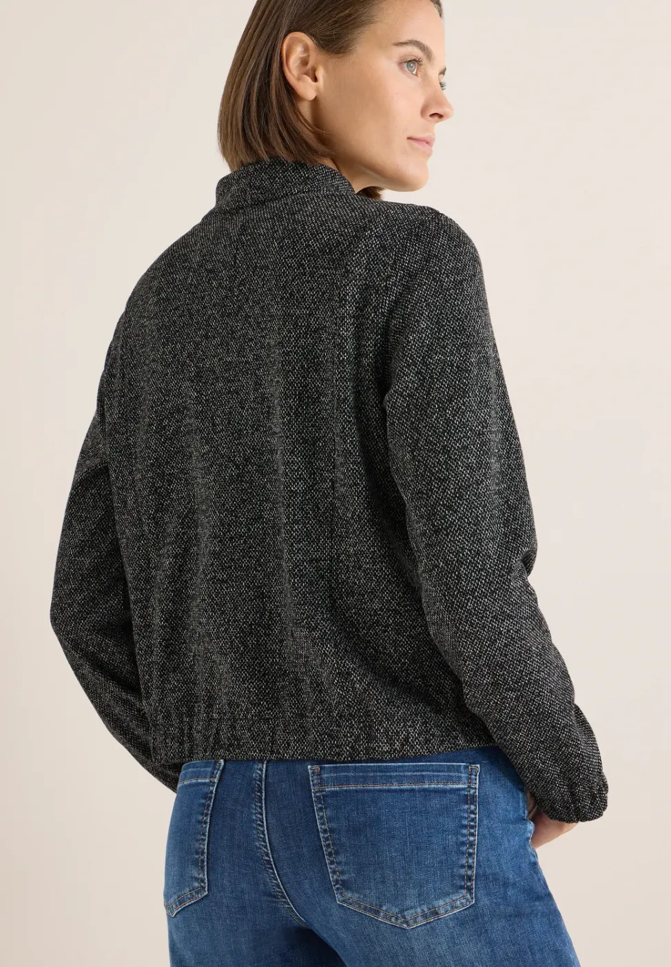 Blouson avec ourlet élastique
