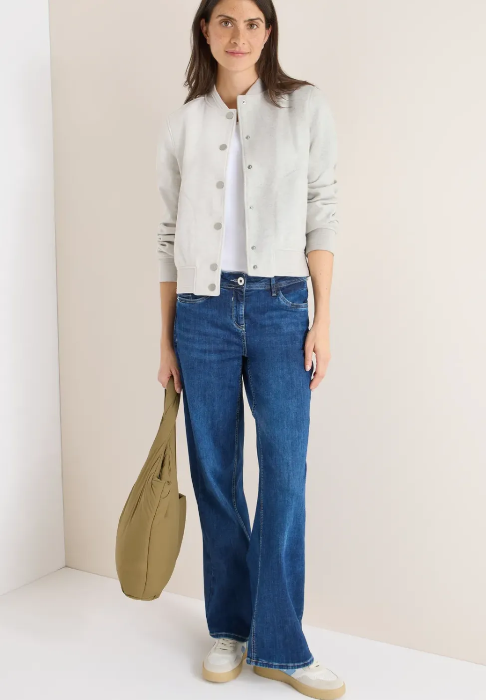Blouson en aspect laine