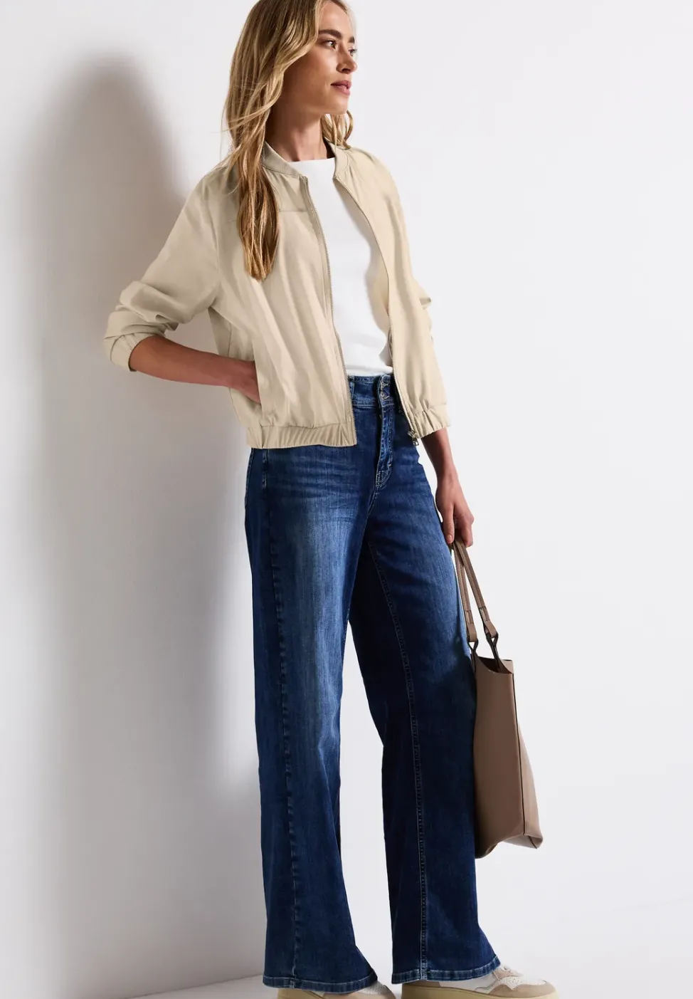 Blouson en couleur unie