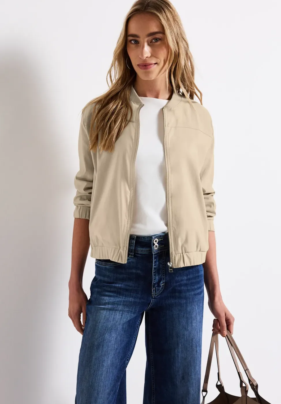 Blouson en couleur unie