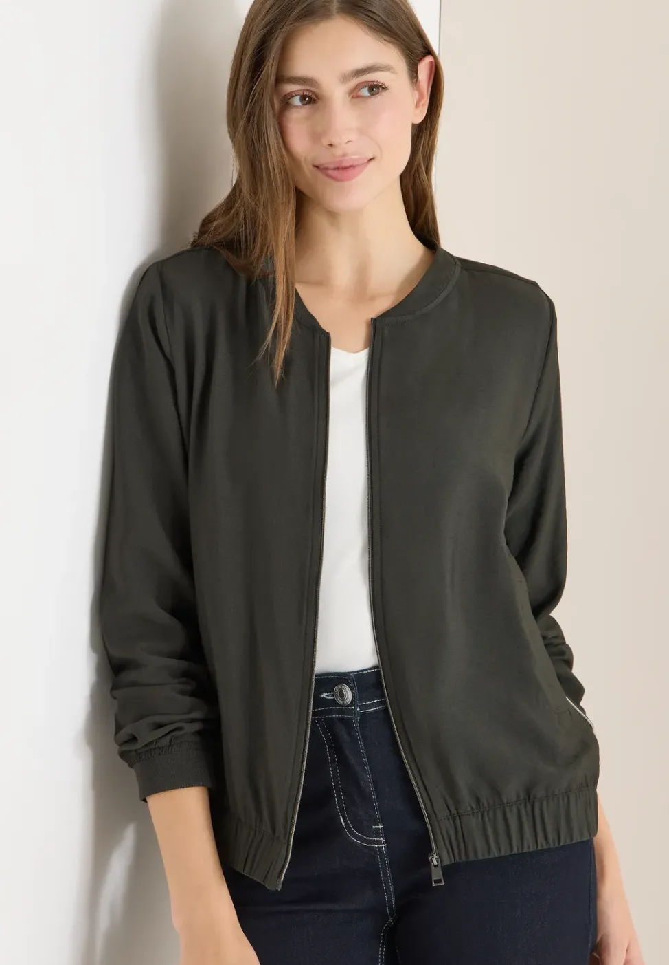 Blouson en couleur unie