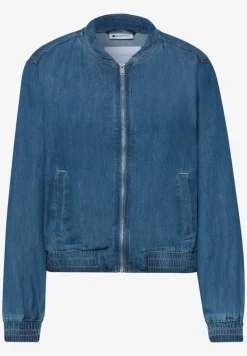 Blouson en denim avec fermeture zip