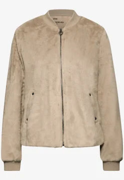 Blouson en fausse fourrure