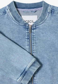 Blouson en jean zippé