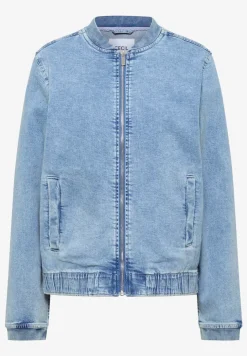 Blouson en jean zippé