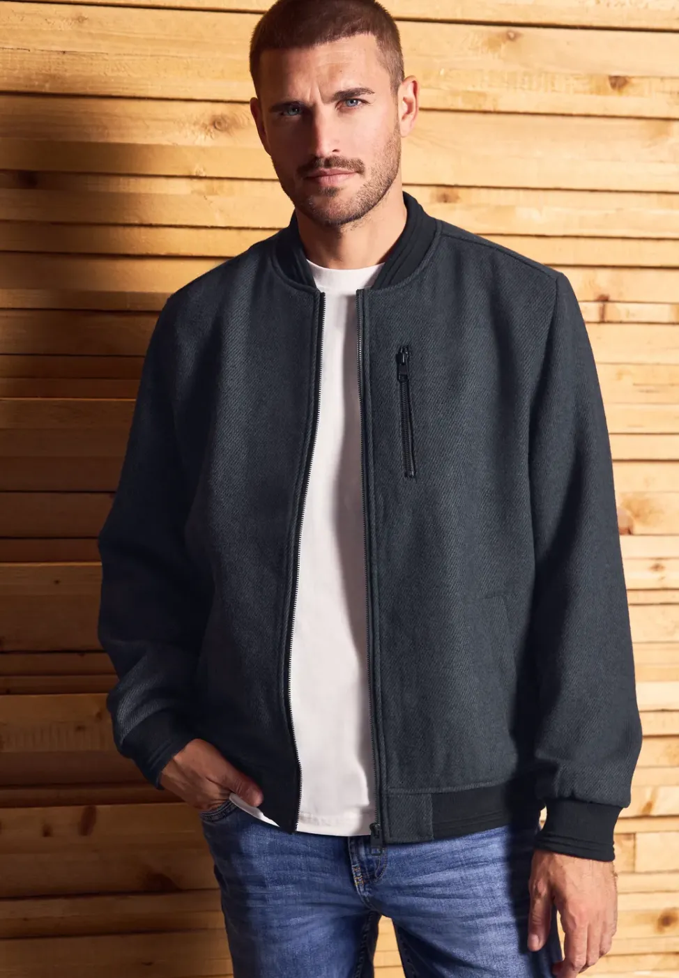 Blouson en laine