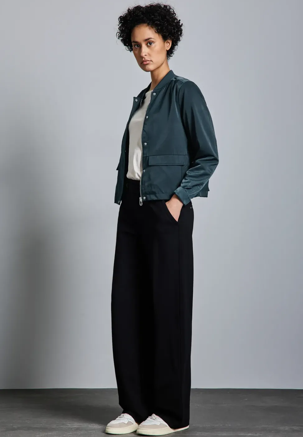 Blouson en satin