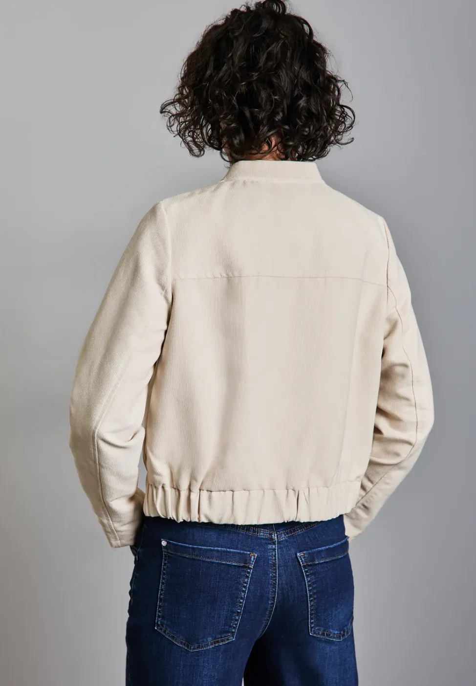 Blouson en velours côtelé