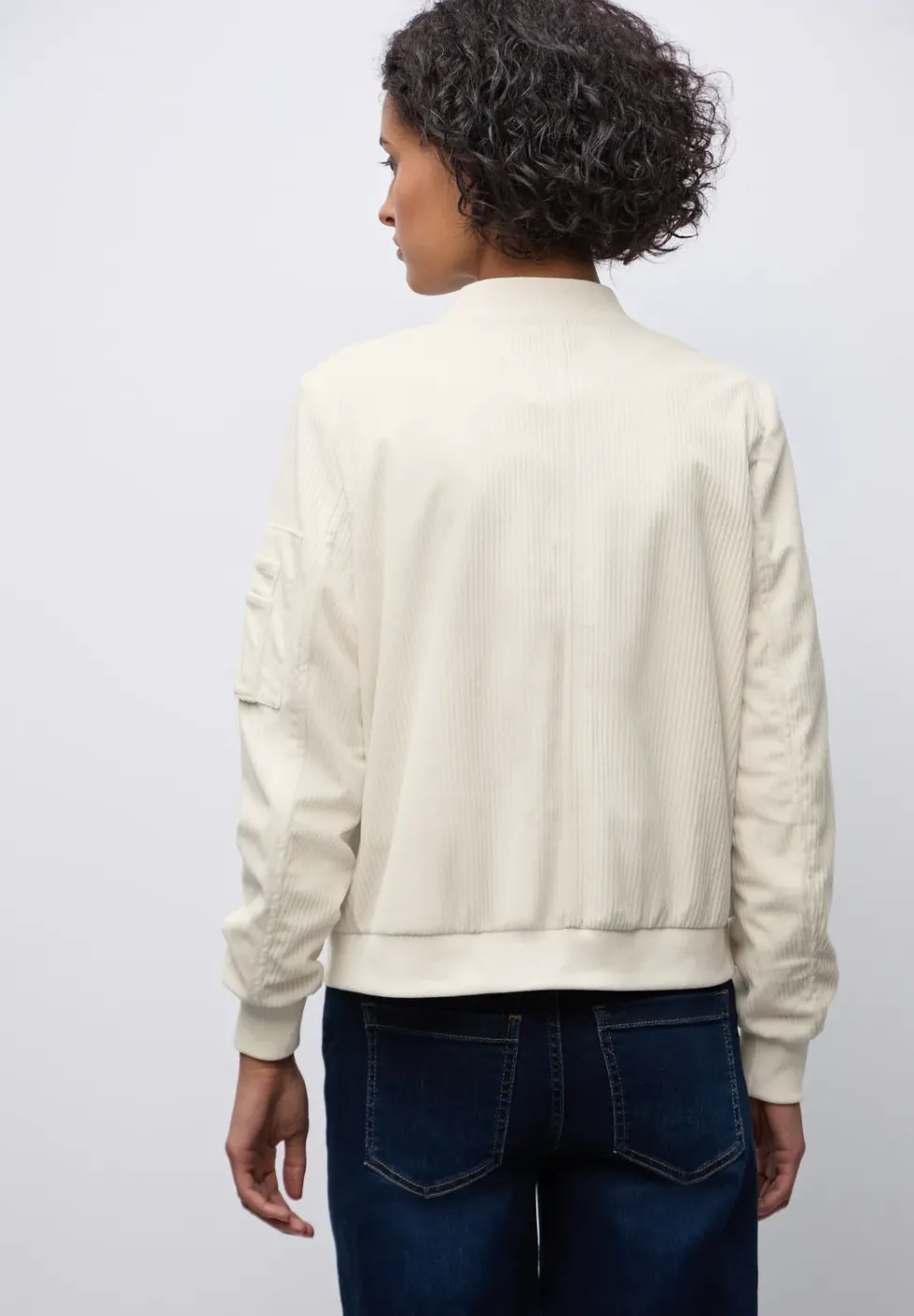 Blouson en velours côtelé doux