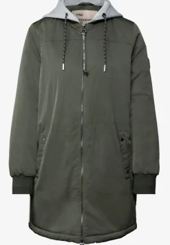 Blouson long avec capuche