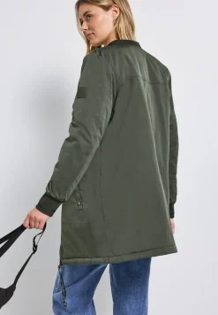 Blouson long avec capuche
