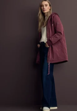 Blouson long avec capuche