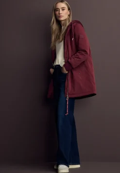 Blouson long avec capuche