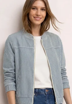 Blouson zippé en jean