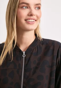 Blouson zippé à imprimé