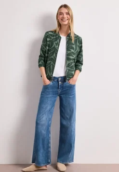 Blouson zippé à imprimé