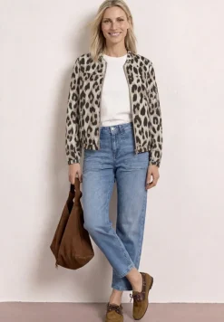 Blouson zippé à imprimé