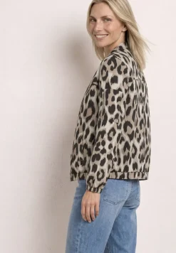 Blouson zippé à imprimé