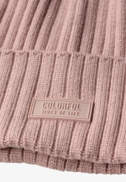 Bonnet en tricot côtelé