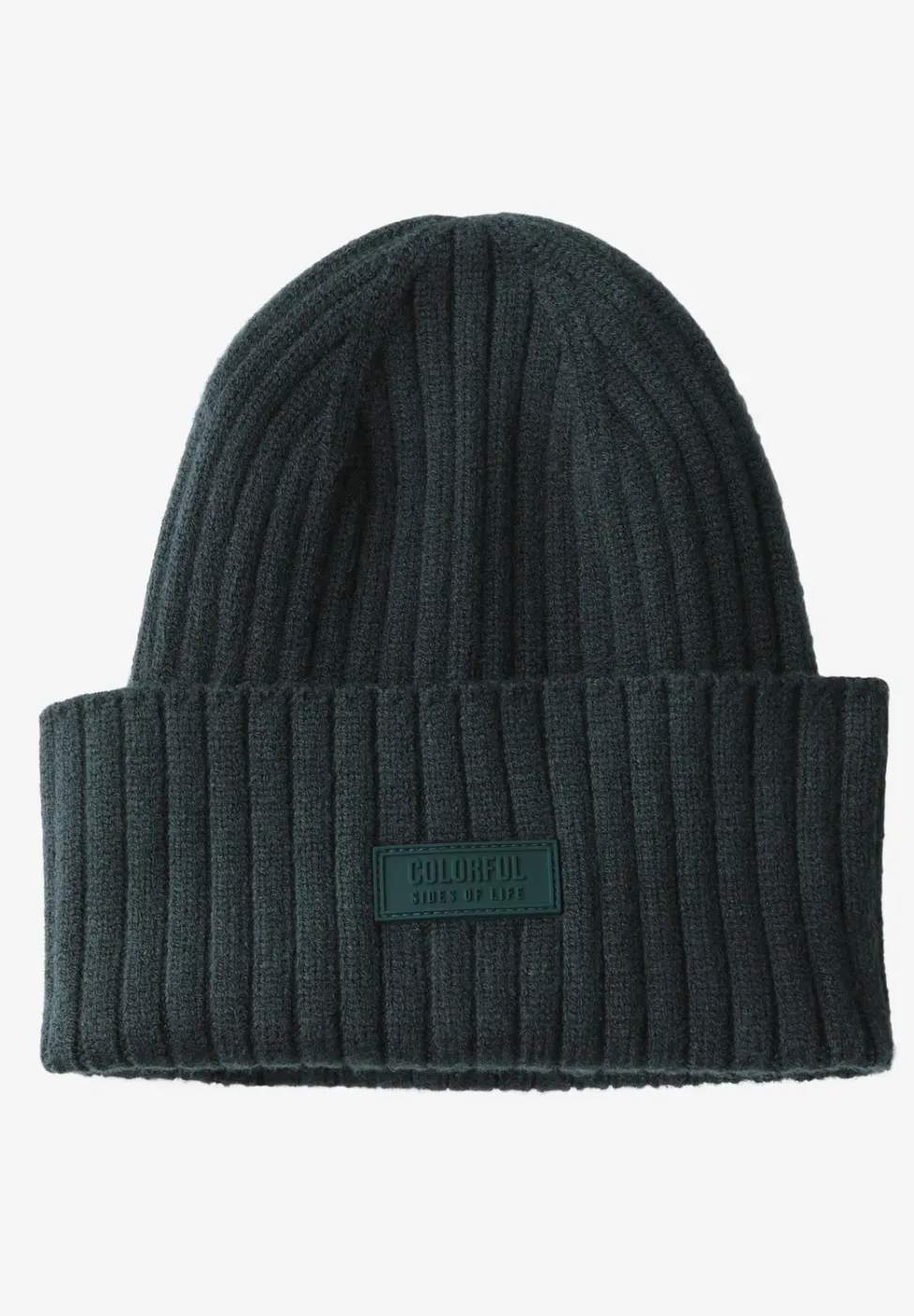 Bonnet en tricot côtelé