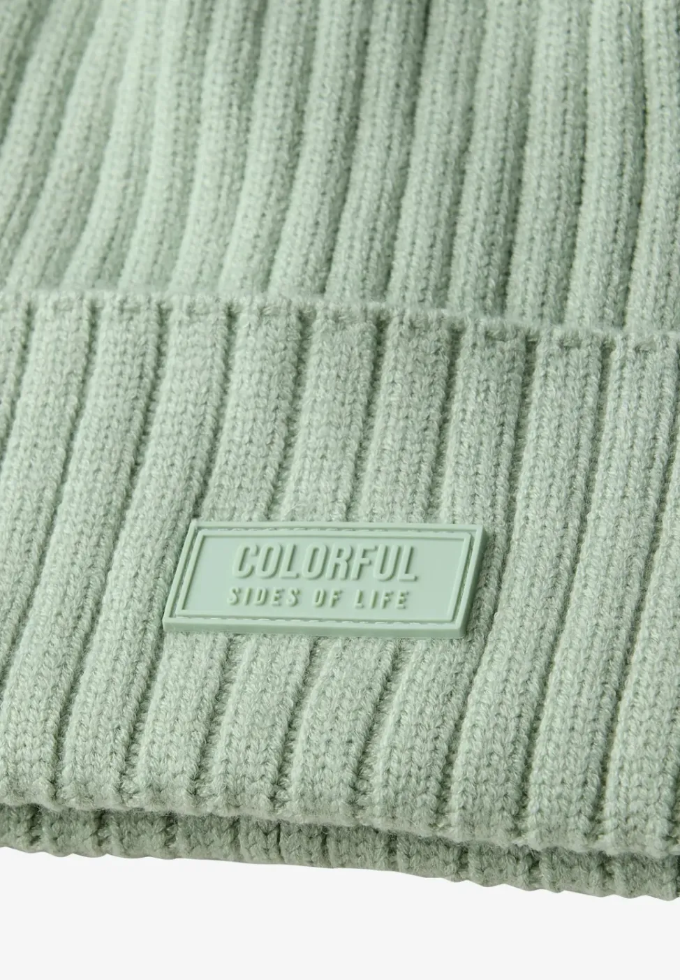 Bonnet en tricot côtelé